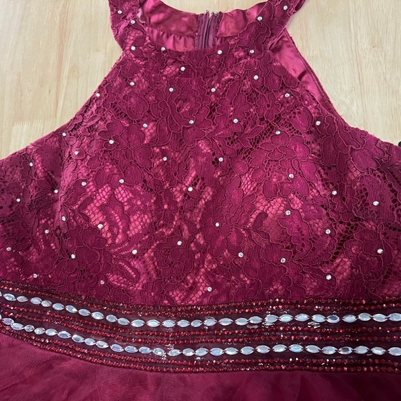 3X Cindy Collection USA Short Formal Dress Plus Size Chiffon Fit & Flare Prom - Picture 6 of 16